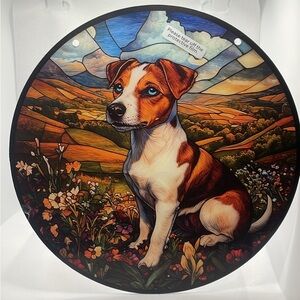 Suncatcher Acrylic Jack Russel Terrier Dog Country Home Decor Puppy